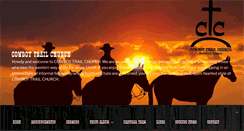 Desktop Screenshot of cowboytrailchurch.com